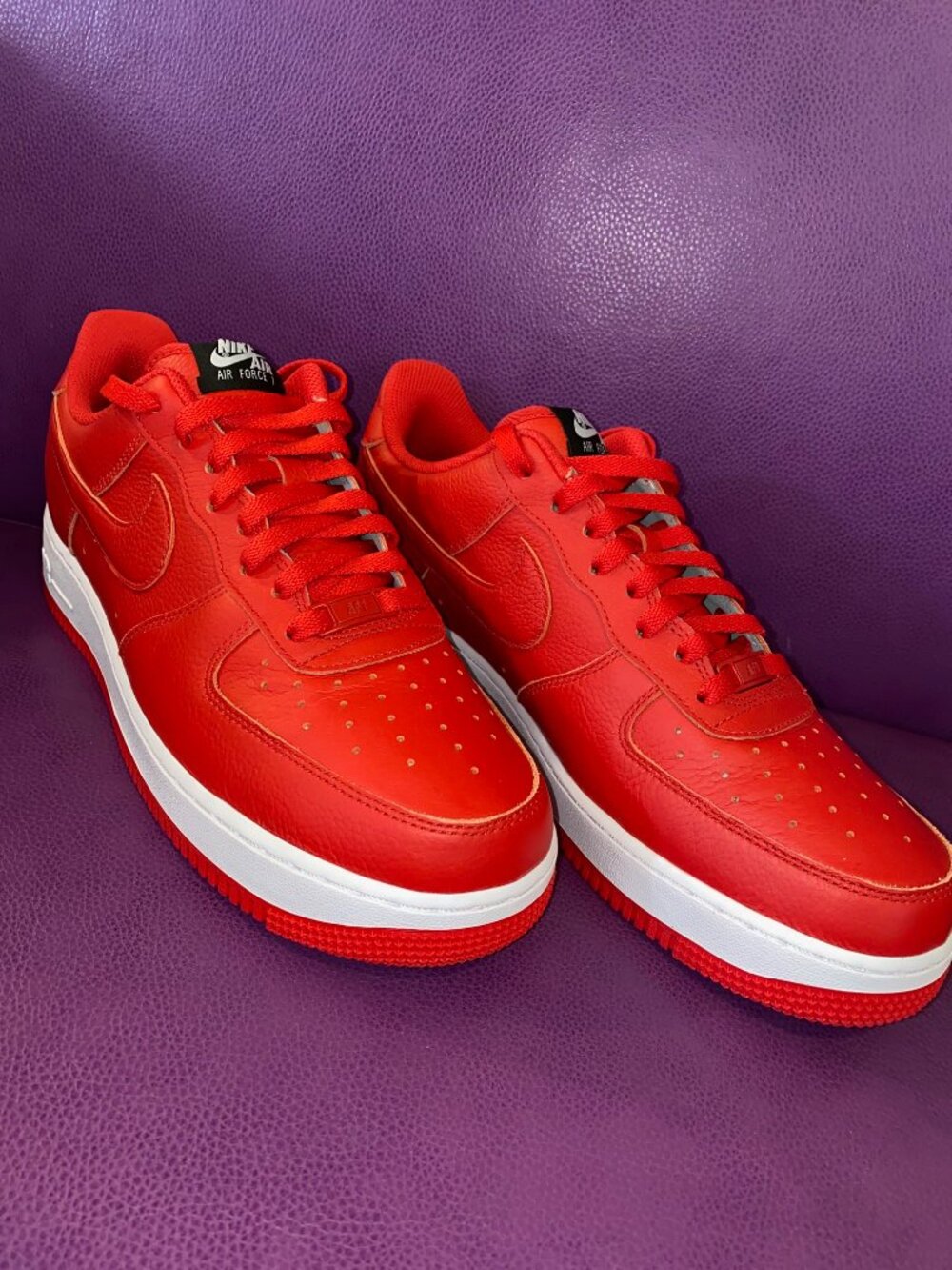 Nike Airforce 1 '07 Custom Bright Red